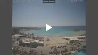Thumbnail May 27, 2026 07:00 Ayia Napa Cyprus - Nissi Beach Panorama