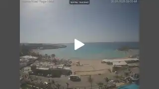Thumbnail June 6, 2026 06:00 Ayia Napa Cyprus - Nissi Beach Panorama