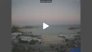 Thumbnail July 10, 2026 17:00 Ayia Napa Cyprus - Nissi Beach Panorama