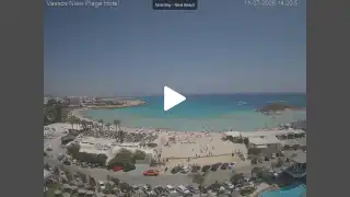 Thumbnail July 11, 2026 12:00 Ayia Napa Cyprus - Nissi Beach Panorama