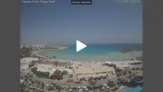 Thumbnail July 11, 2026 13:00 Ayia Napa Cyprus - Nissi Beach Panorama