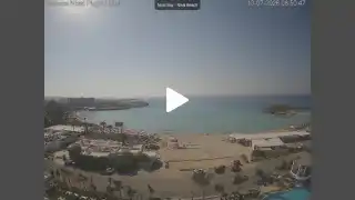Thumbnail July 13, 2026 06:00 Ayia Napa Cyprus - Nissi Beach Panorama