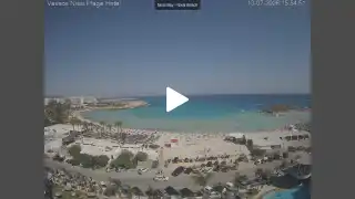 Thumbnail July 13, 2026 13:00 Ayia Napa Cyprus - Nissi Beach Panorama