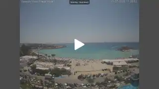 Thumbnail July 15, 2026 09:00 Ayia Napa Cyprus - Nissi Beach Panorama