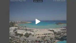 Thumbnail July 17, 2026 12:00 Ayia Napa Cyprus - Nissi Beach Panorama