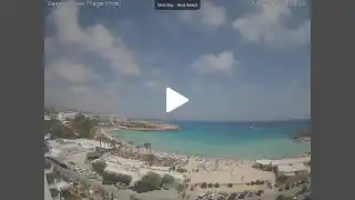 Thumbnail July 18, 2026 12:00 Ayia Napa Cyprus - Nissi Beach Panorama