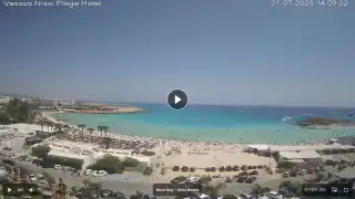 Thumbnail July 21, 2026 11:00 Ayia Napa Cyprus - Nissi Beach Panorama