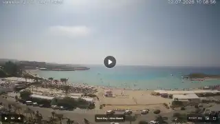 Thumbnail July 22, 2026 07:00 Ayia Napa Cyprus - Nissi Beach Panorama