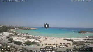 Thumbnail July 22, 2026 11:00 Ayia Napa Cyprus - Nissi Beach Panorama