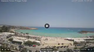 Thumbnail July 23, 2026 10:00 Ayia Napa Cyprus - Nissi Beach Panorama