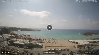 Thumbnail July 24, 2026 07:00 Ayia Napa Cyprus - Nissi Beach Panorama