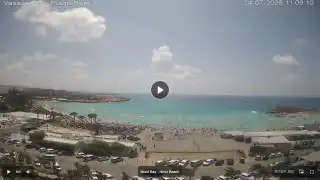 Thumbnail July 24, 2026 08:00 Ayia Napa Cyprus - Nissi Beach Panorama