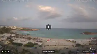 Thumbnail July 25, 2026 17:00 Ayia Napa Cyprus - Nissi Beach Panorama