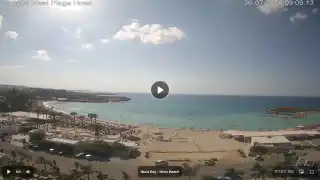 Thumbnail July 26, 2026 06:00 Ayia Napa Cyprus - Nissi Beach Panorama