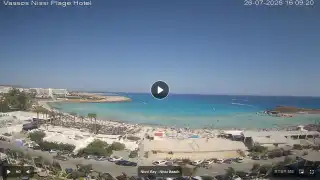 Thumbnail July 26, 2026 13:00 Ayia Napa Cyprus - Nissi Beach Panorama