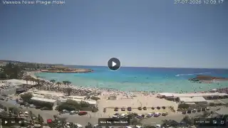 Thumbnail July 27, 2026 09:00 Ayia Napa Cyprus - Nissi Beach Panorama