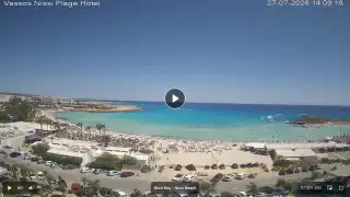 Thumbnail July 27, 2026 11:00 Ayia Napa Cyprus - Nissi Beach Panorama