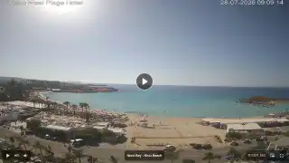 Thumbnail July 28, 2026 06:00 Ayia Napa Cyprus - Nissi Beach Panorama