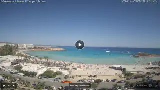 Thumbnail July 28, 2026 13:00 Ayia Napa Cyprus - Nissi Beach Panorama