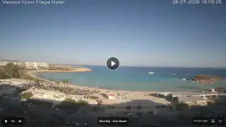 Thumbnail July 28, 2026 15:00 Ayia Napa Cyprus - Nissi Beach Panorama