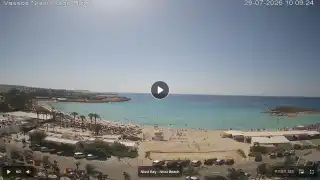 Thumbnail July 29, 2026 07:00 Ayia Napa Cyprus - Nissi Beach Panorama