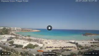 Thumbnail July 29, 2026 13:00 Ayia Napa Cyprus - Nissi Beach Panorama