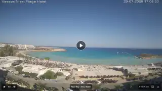 Thumbnail July 29, 2026 14:00 Ayia Napa Cyprus - Nissi Beach Panorama