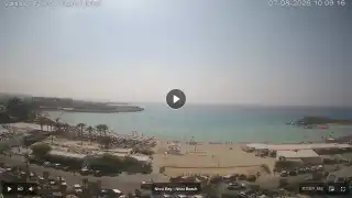 Thumbnail August 7, 2026 07:00 Ayia Napa Cyprus - Nissi Beach Panorama
