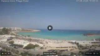 Thumbnail August 7, 2026 13:00 Ayia Napa Cyprus - Nissi Beach Panorama