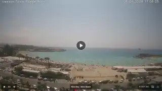 Thumbnail August 8, 2026 08:00 Ayia Napa Cyprus - Nissi Beach Panorama