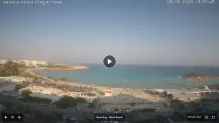 Thumbnail August 8, 2026 15:00 Ayia Napa Cyprus - Nissi Beach Panorama