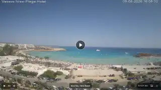 Thumbnail August 9, 2026 13:00 Ayia Napa Cyprus - Nissi Beach Panorama