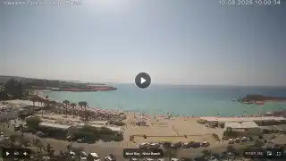 Thumbnail August 10, 2026 07:00 Ayia Napa Cyprus - Nissi Beach Panorama