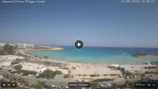 Thumbnail August 10, 2026 13:00 Ayia Napa Cyprus - Nissi Beach Panorama