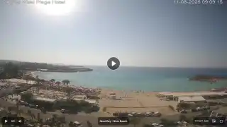 Thumbnail August 11, 2026 06:00 Ayia Napa Cyprus - Nissi Beach Panorama