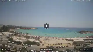 Thumbnail August 11, 2026 09:00 Ayia Napa Cyprus - Nissi Beach Panorama