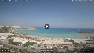 Thumbnail August 13, 2026 13:00 Ayia Napa Cyprus - Nissi Beach Panorama
