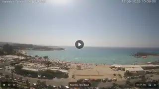 Thumbnail August 15, 2026 07:00 Ayia Napa Cyprus - Nissi Beach Panorama
