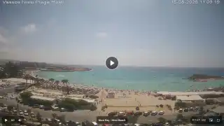 Thumbnail August 15, 2026 08:00 Ayia Napa Cyprus - Nissi Beach Panorama