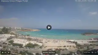 Thumbnail August 15, 2026 12:00 Ayia Napa Cyprus - Nissi Beach Panorama