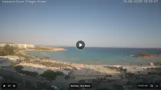Thumbnail August 16, 2026 15:00 Ayia Napa Cyprus - Nissi Beach Panorama
