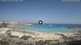 Thumbnail August 19, 2026 13:00 Ayia Napa Cyprus - Nissi Beach Panorama