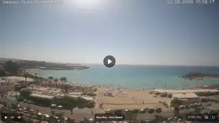 Thumbnail August 22, 2026 07:00 Ayia Napa Cyprus - Nissi Beach Panorama