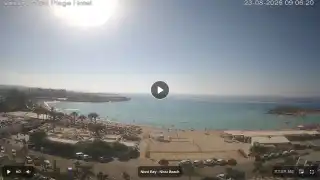 Thumbnail August 23, 2026 06:00 Ayia Napa Cyprus - Nissi Beach Panorama