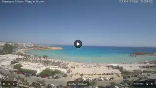 Thumbnail August 23, 2026 12:00 Ayia Napa Cyprus - Nissi Beach Panorama