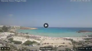 Thumbnail August 25, 2026 12:00 Ayia Napa Cyprus - Nissi Beach Panorama