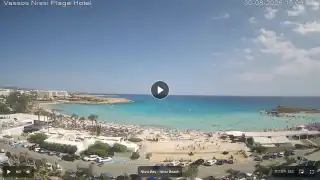 Thumbnail August 30, 2026 12:00 Ayia Napa Cyprus - Nissi Beach Panorama