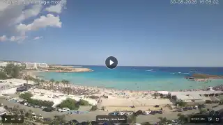 Thumbnail August 30, 2026 13:00 Ayia Napa Cyprus - Nissi Beach Panorama