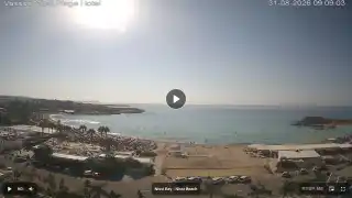 Thumbnail August 31, 2026 06:00 Ayia Napa Cyprus - Nissi Beach Panorama