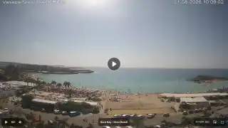 Thumbnail August 31, 2026 07:00 Ayia Napa Cyprus - Nissi Beach Panorama